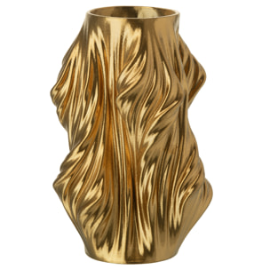 J-Line vase  3D Irréguler - porcelaine - blanc - small - Ø 18 cm