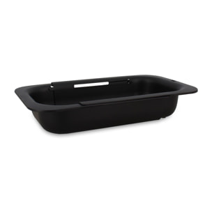 Panier égouttoir extensible 34.5-48cm en polypropylène et inox