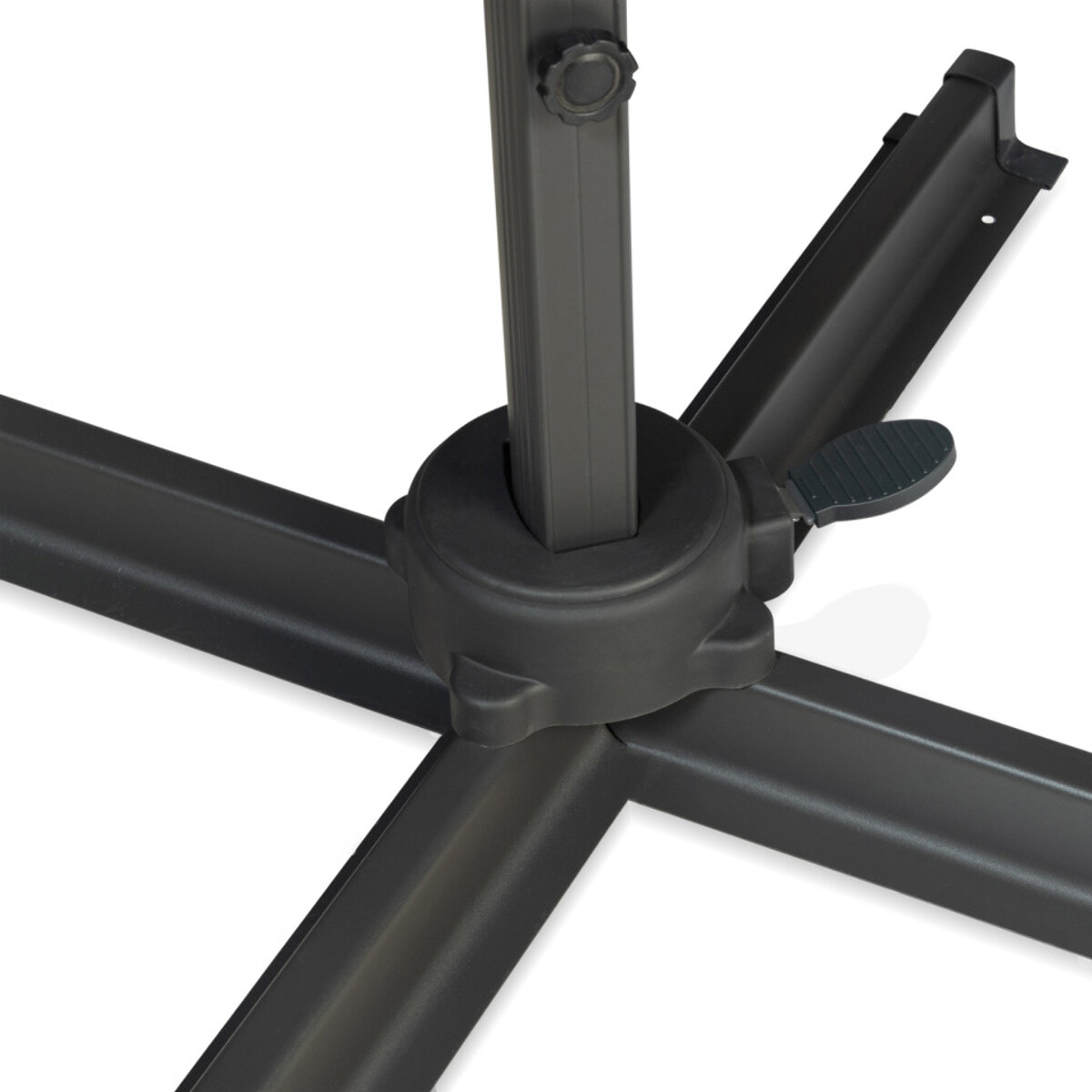 Parasol Sombra 360° carré avec housse de protection - Crème