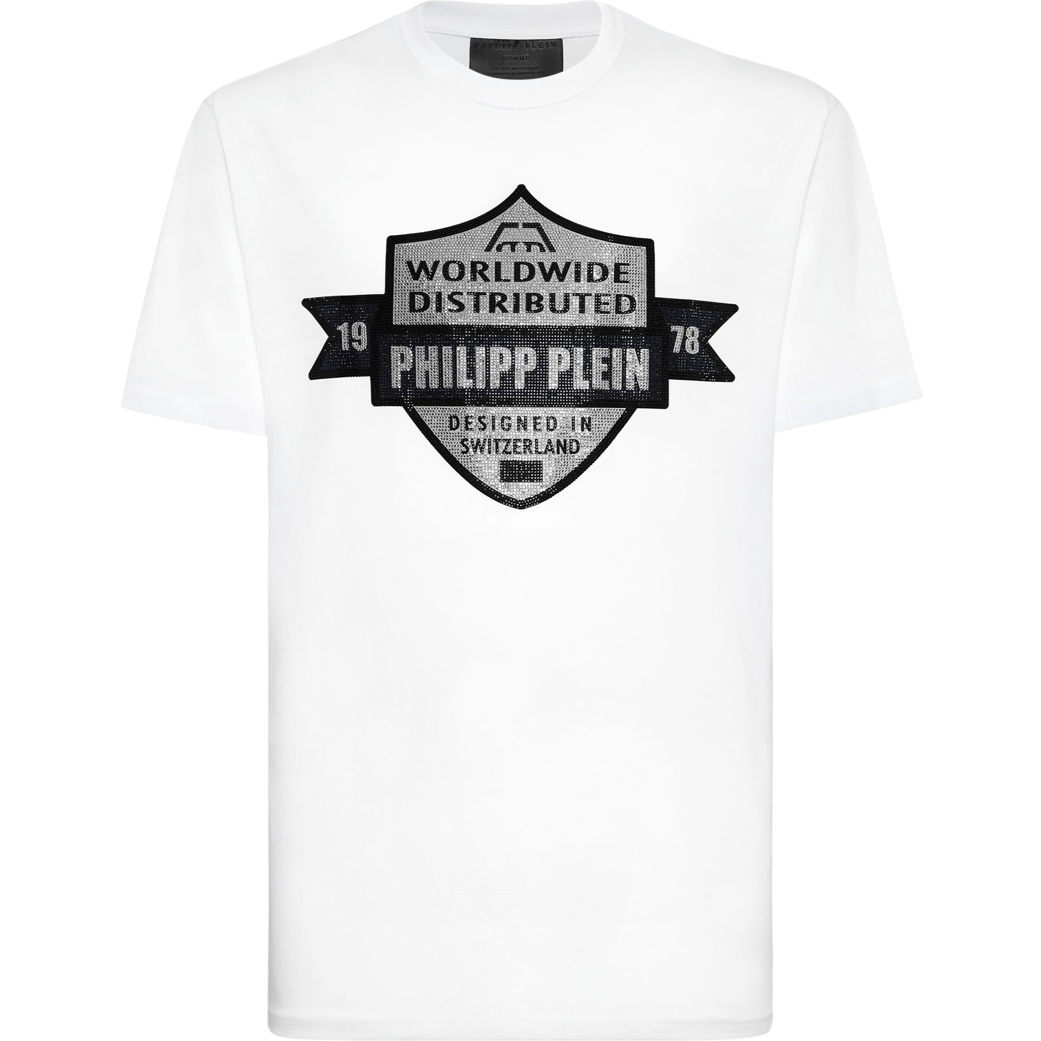 PHILIPP PLEIN Camiseta Cuello Redondo Ss CREST