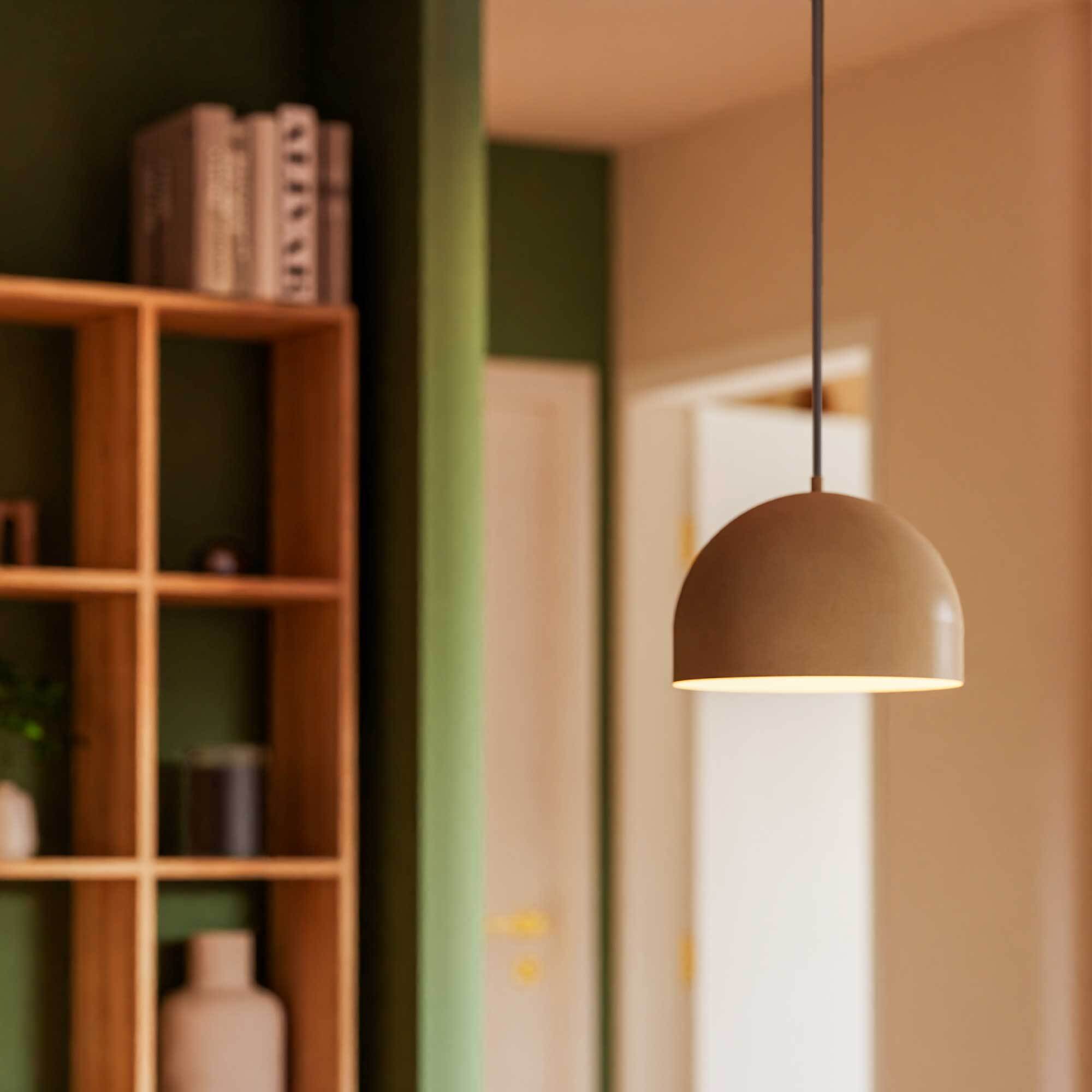 Forlight Fres lampara colgante en beig para bombilla E27