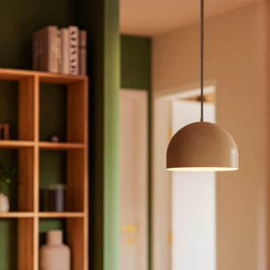 Forlight Fres lampara colgante en beig para bombilla E27