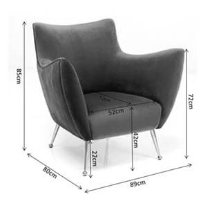 Fauteuil Goldfinger noir Kare Design