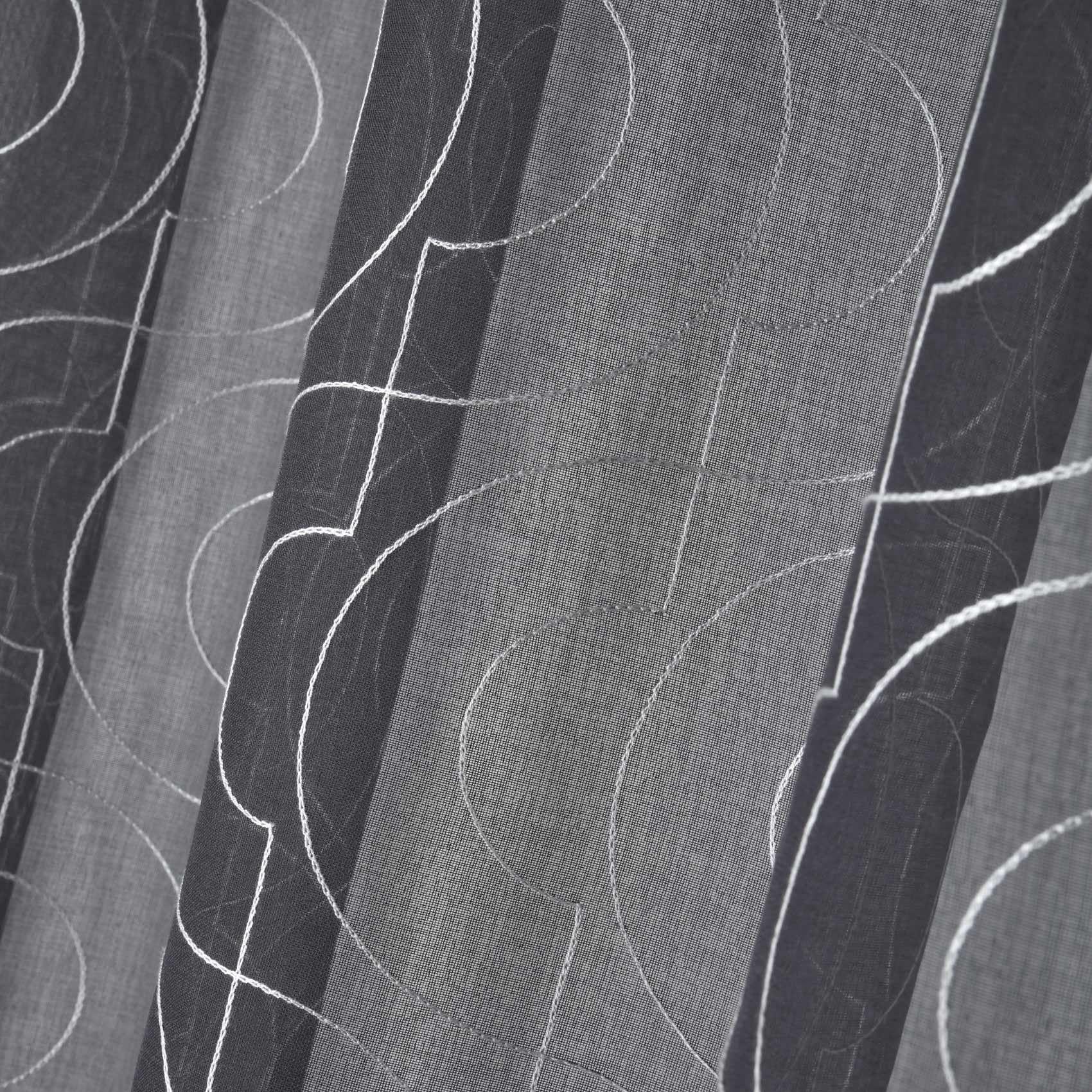 Voilage tamisant au style contemporain - Gris anthracite