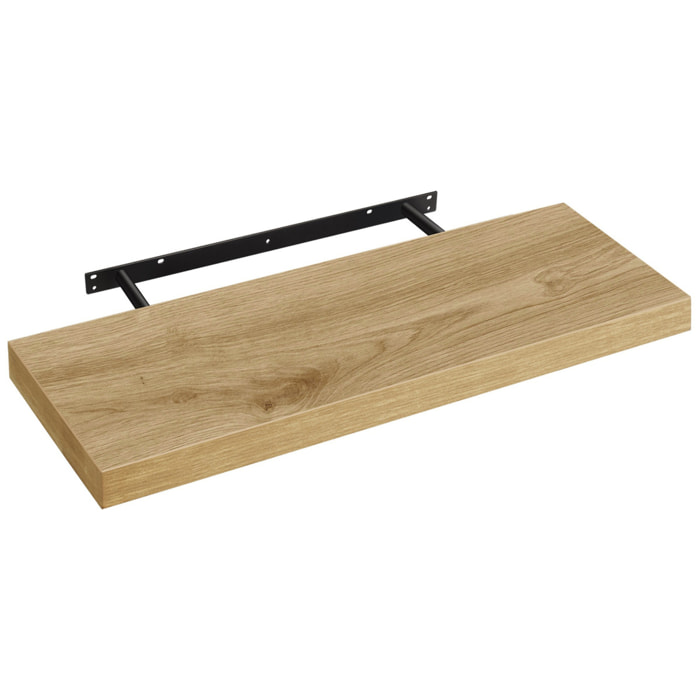 Mensola da parete Artisan 60cm in Rovere e Metallo