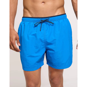 Bañador Liso con Cordón Azul - Foxly