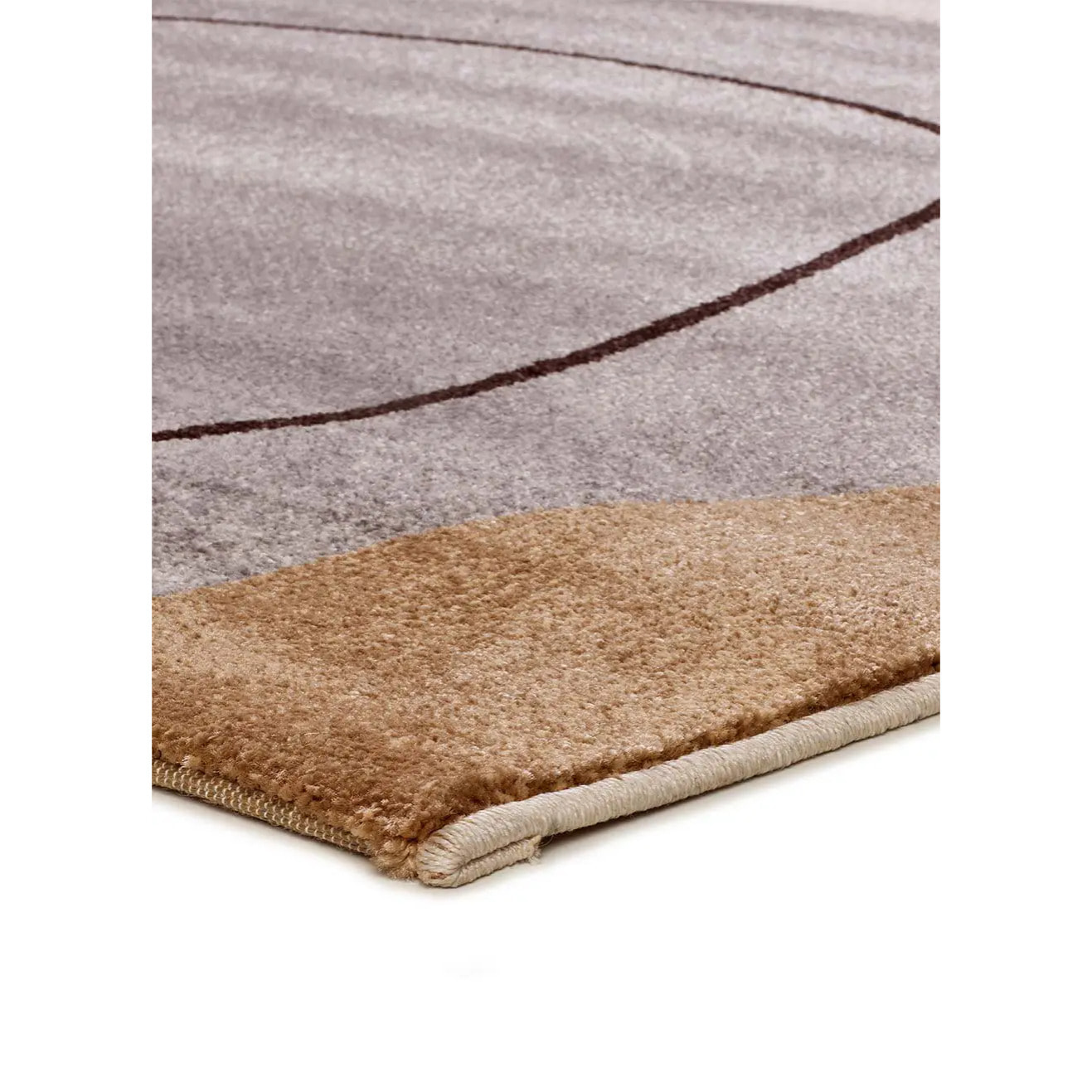 NEW YORK Alfombra con formas orgánicas en tonos beige y gris, varias medidas disponibles.