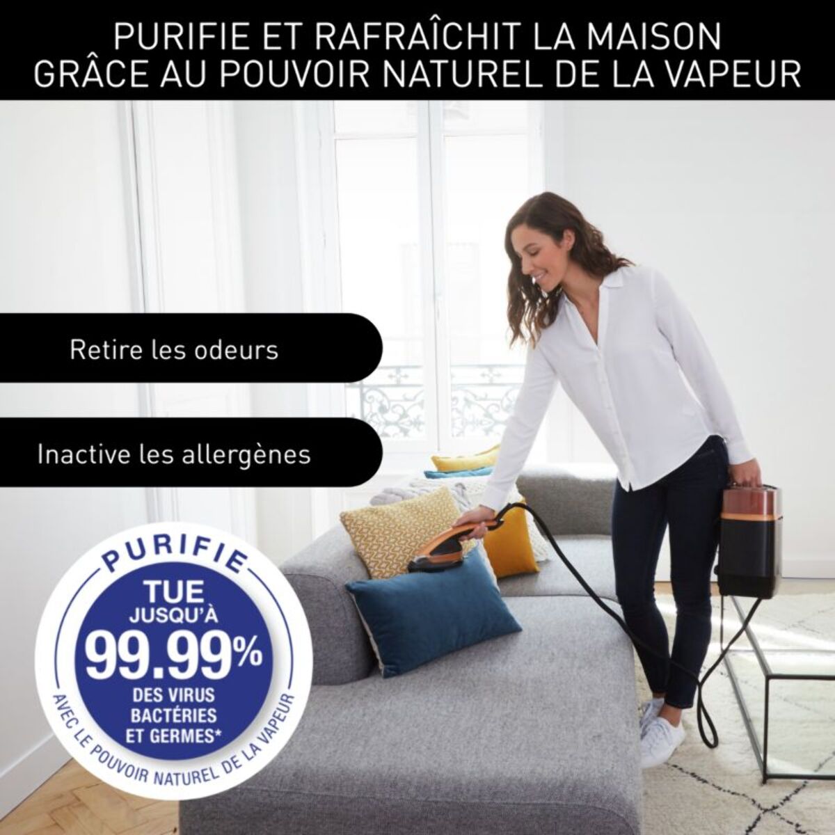 Défroisseur vapeur CALOR QT2020C0 Ixeo Power Tout-en-Un