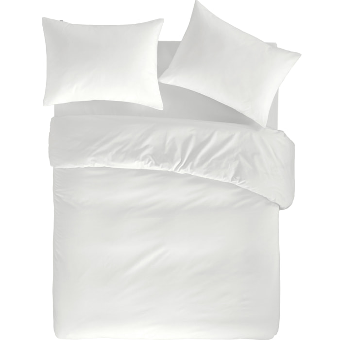 Housse de couette CASUAL en coton - blanc - vendue seule