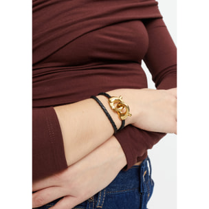 Pulsera SER INSEPARABLE NEGRO L