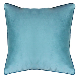 Housse de coussin polyester anti tache uni Velours uni givre-canard