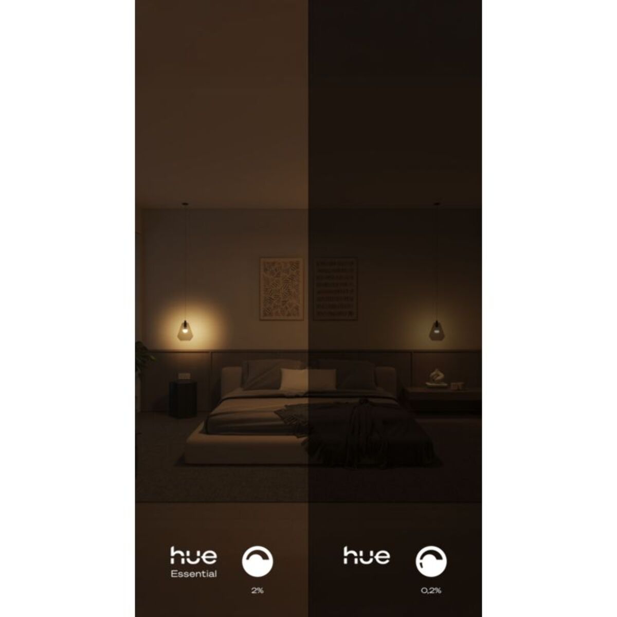 Ampoule LED connectée PHILIPS HUE Essential E27 White&Color Ambiance