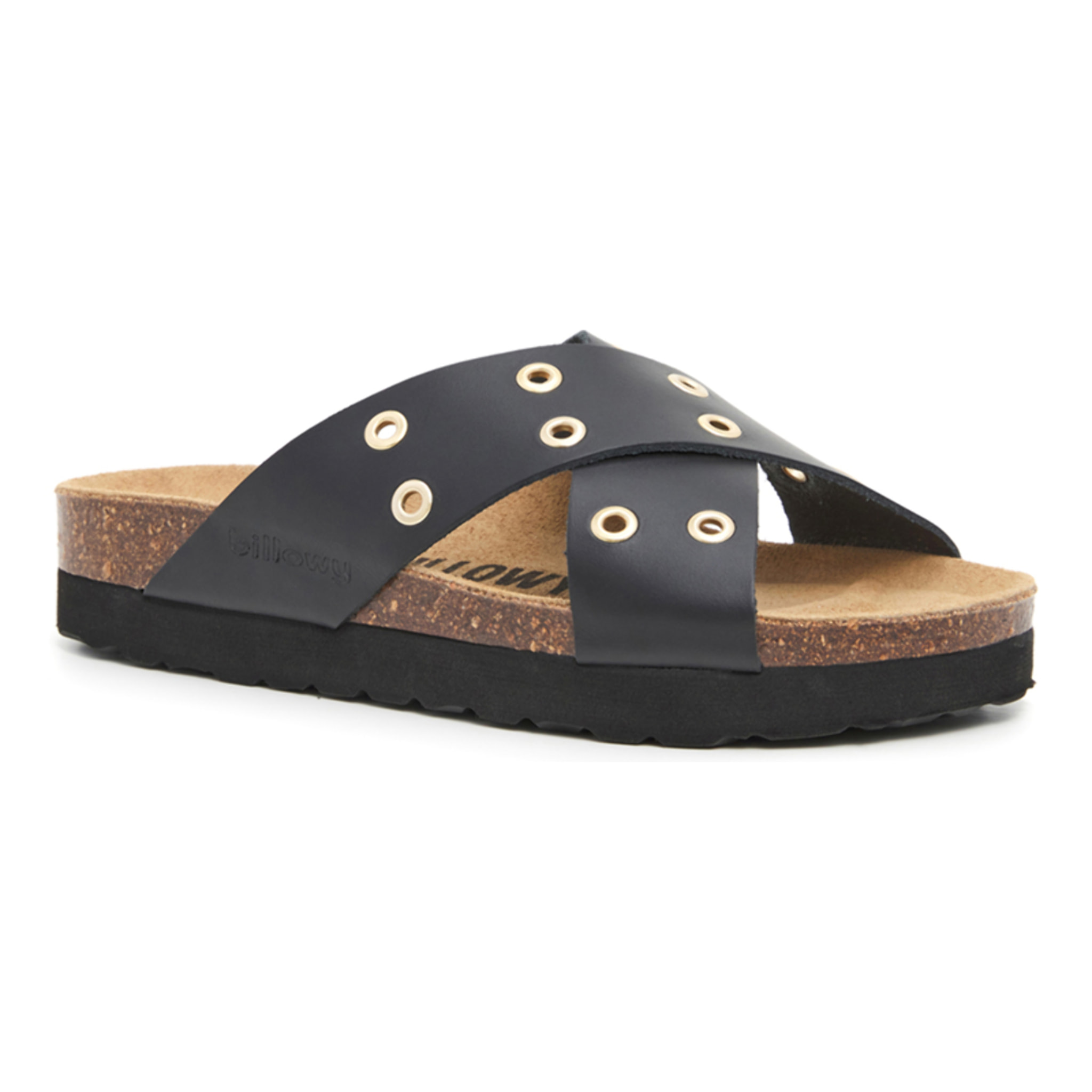 SANDALO CON ZEPPA BILLOWY NERO