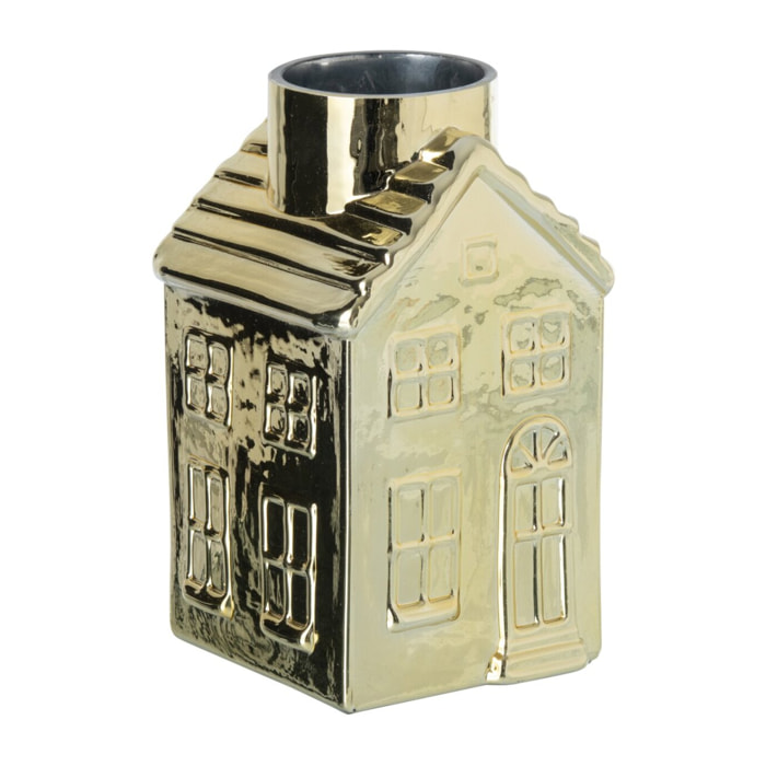 J-Line Vase Maison - verre - doré - small