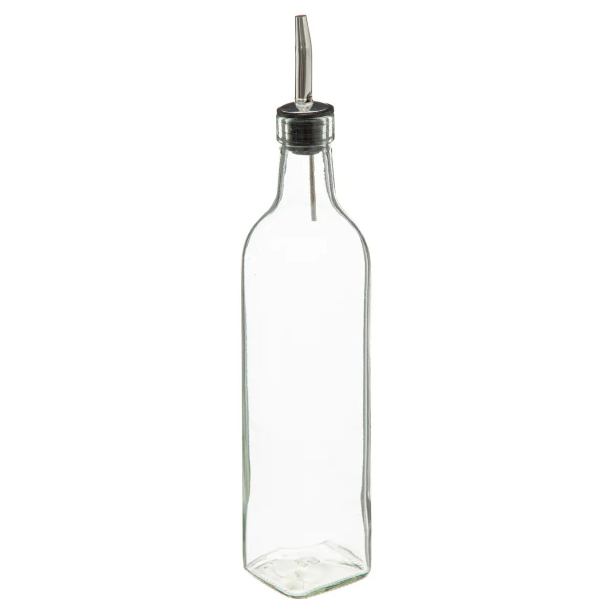 Bouteilles huile/vinaigre verre 048L Bambou