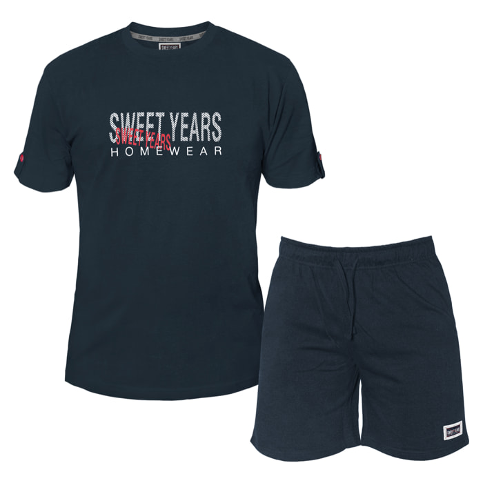 Completo Homewear Uomo Manica Corta SWEET YEARS Cotone