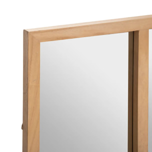Miroir d'atelier "Nae" bois 116x76cm