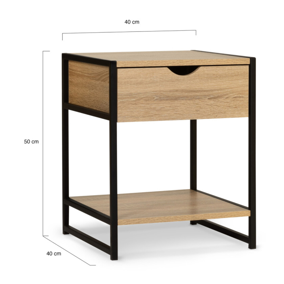 Tables de chevets Memphis 1 tiroir - lot de 2