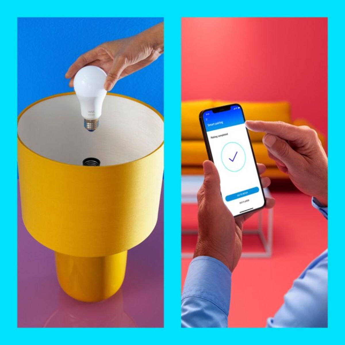 Ampoule LED connectée WIZ E27 couleur 60W