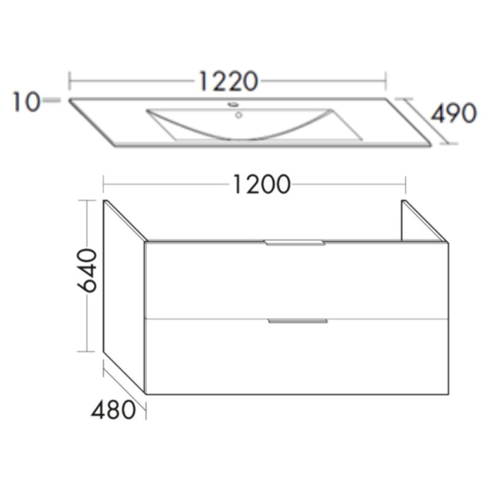 Meuble vasque 120 cm BURGBAD Olena chêne clair + colonne de salle de bain