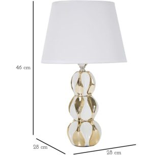 LAMPADA DA TAVOLO GLAM BALLS CM Ø 28X46