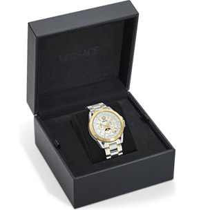 Versace Orologio Analogico Al Quarzo V-Galaxy Moonphase