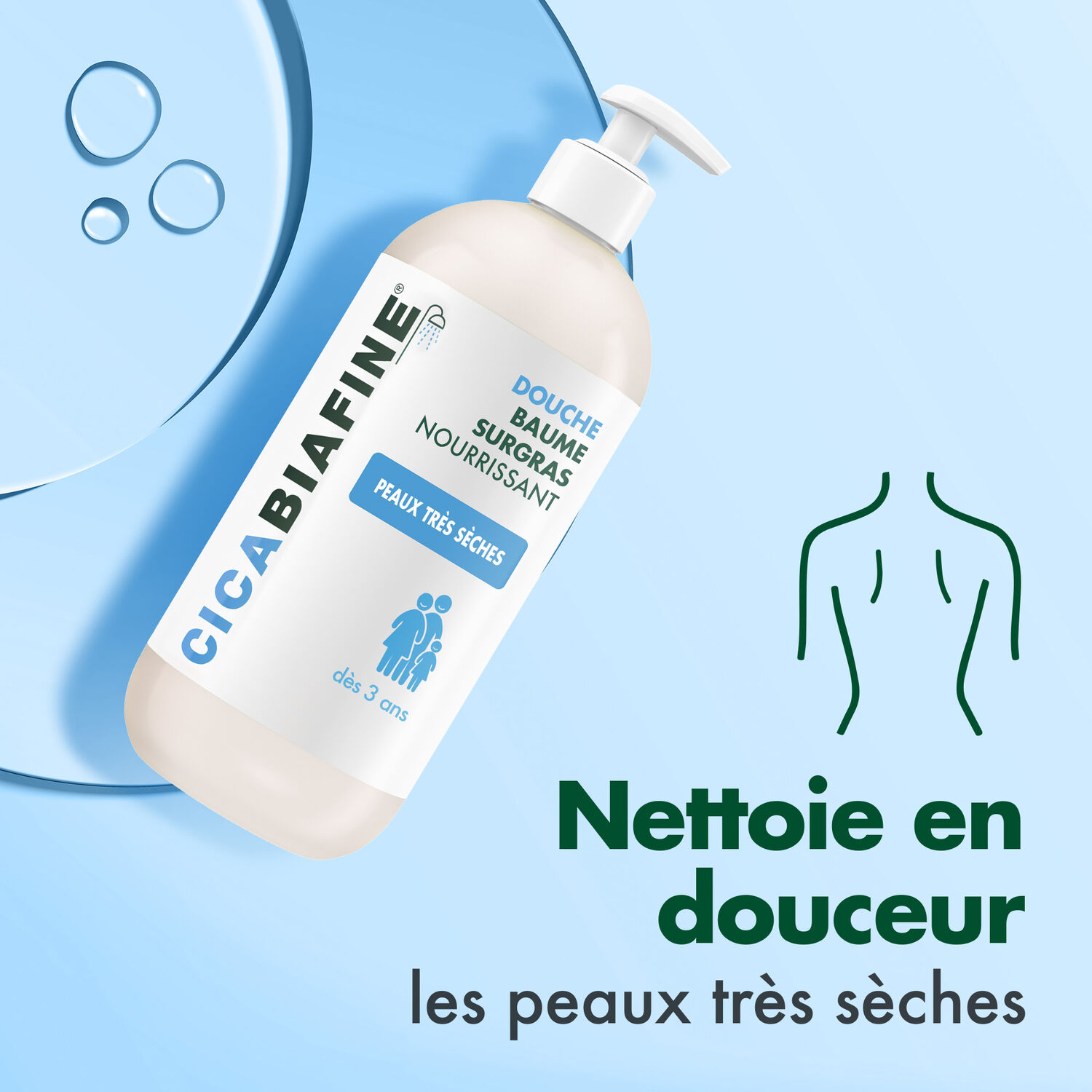 Douche Baume - Baume Douche Surgras Hydratant 1L