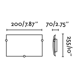DIULA Lampe applique nickel mat
