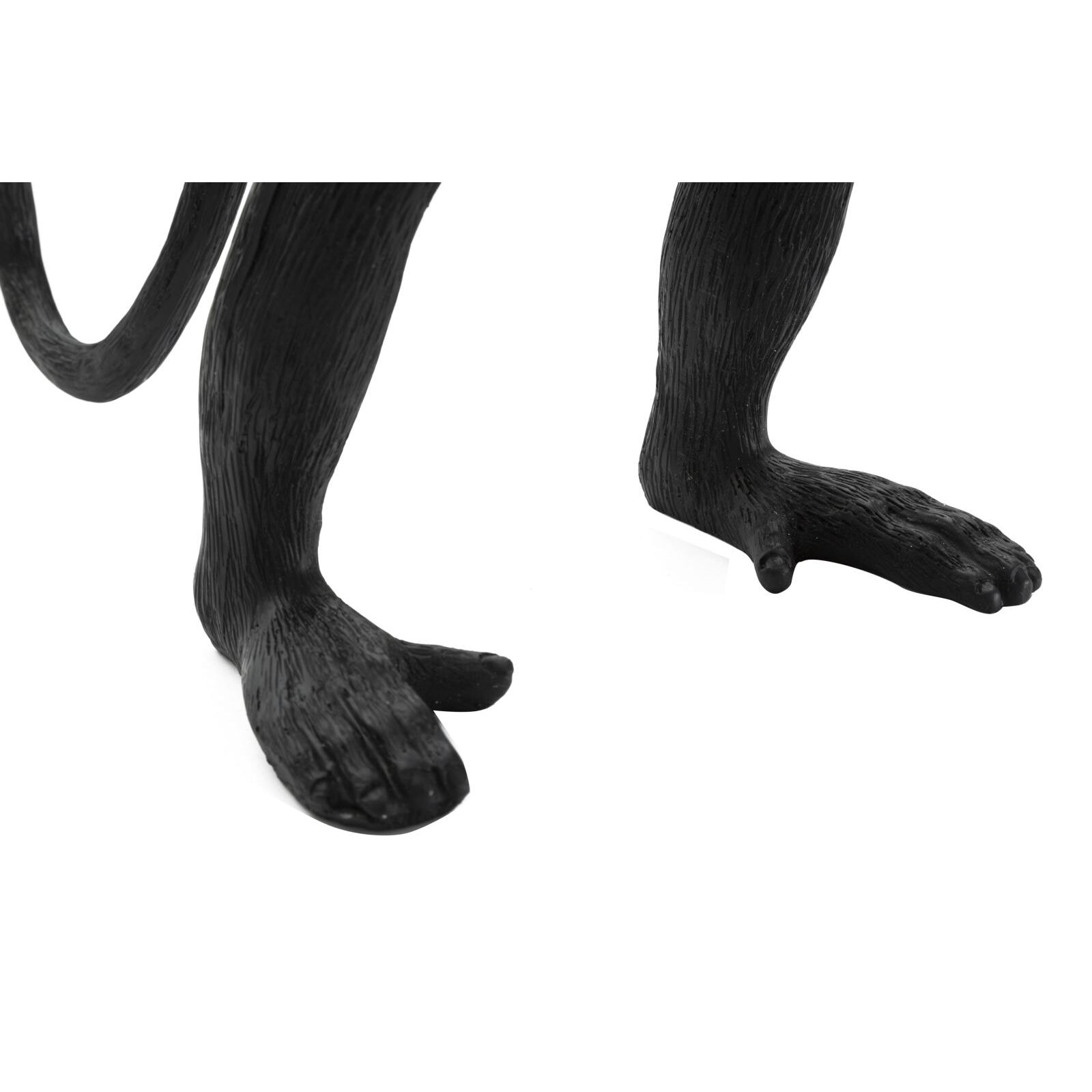 LAMPADA DA TAVOLO MONKEY NERO CM Ø 26X34X55
