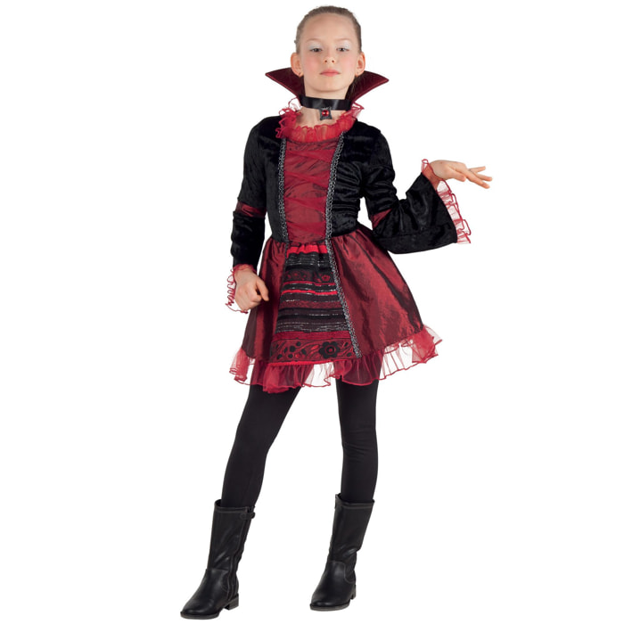 Costume Halloween Vampira Bambina Vampire Empress Taglia 4-6