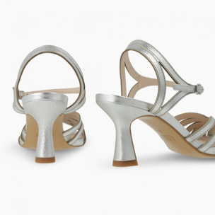 SANDALIAS PLATEADAS LUKEN