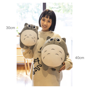 Cuscino extra morbido design gattino grasso. 30cm.