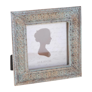 Porta foto decoro fiori - Pezzi 4 - 15xH16,6x1,8cm - Bianchi Dino SpA