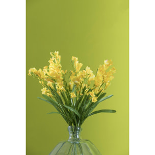 Fresia Composta Da 2 Fiori. Altezza 58 Cm - Pezzi 12 - 10X69X3cm - Colore: Giallo - Bianchi Dino - Fiori Artificiali