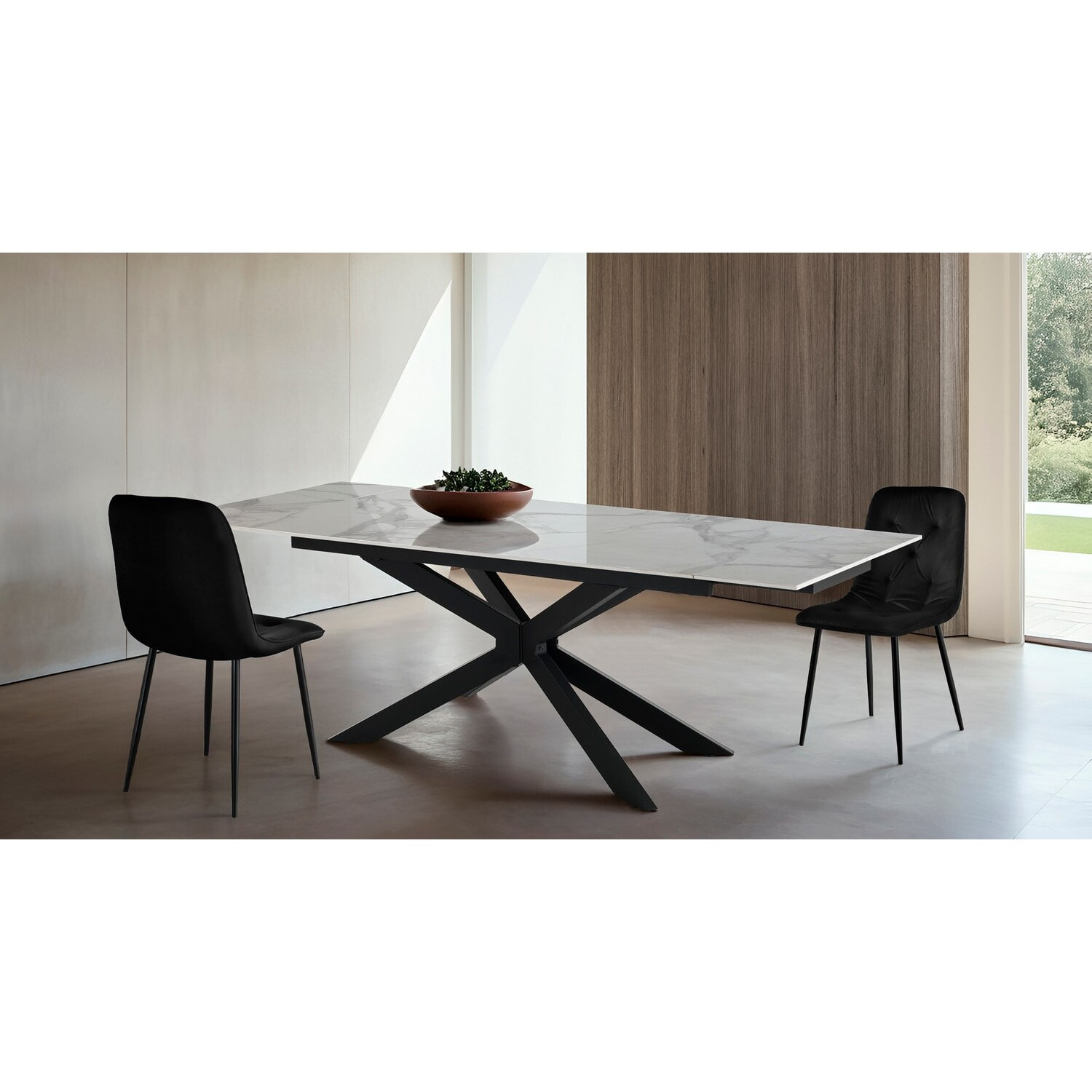 Oresteluchetta Tavolo allungabile WARD WHITE MARBLE