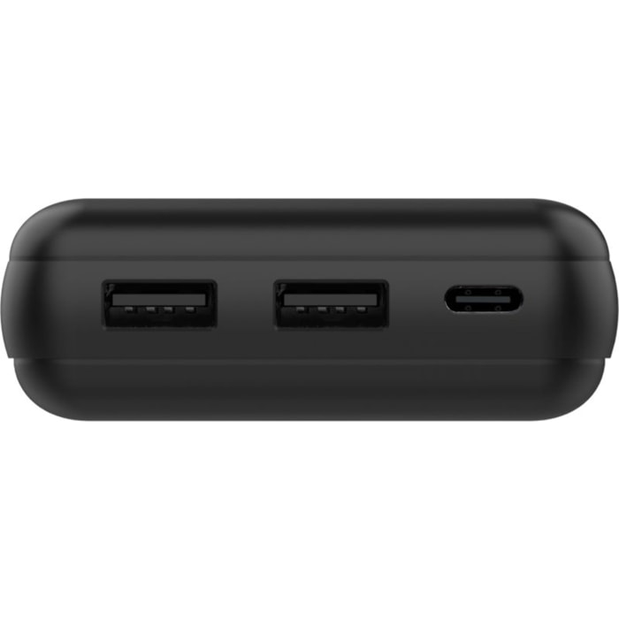Batterie externe ESSENTIELB PowerBank 20000 mAh noir USB-C compatible iPhone 16 15 14 Pro Max et Samsung Galaxy