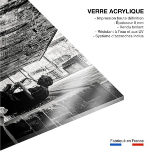 Tableau saxophone de rue  Tableau plexiglas