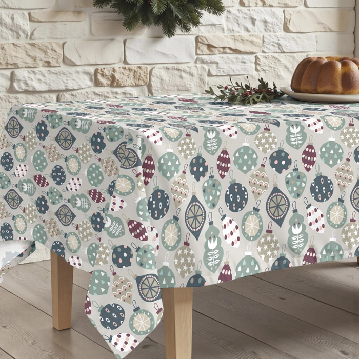 Nappe en résine Anti-tâches Merry Christmas 60