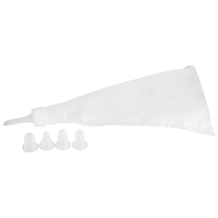 Poche à douille et 5 embouts en plastique 28 cm Zenker Smart Pastry