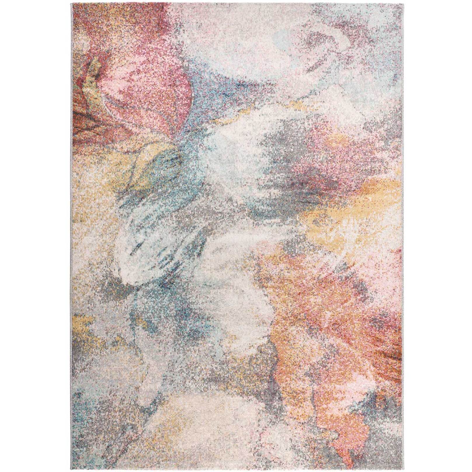 SAMARA Alfombra de exterior abstracta en multicolor, varias medidas disponibles