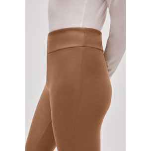 Leggings termici effetto pelle di cammello