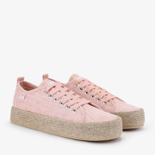 Zapatillas Ada Linen Rosa