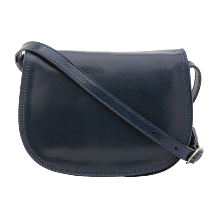 Borsa a tracolla  da donna In Vera pelle Made in Italy 24x17x11 cm