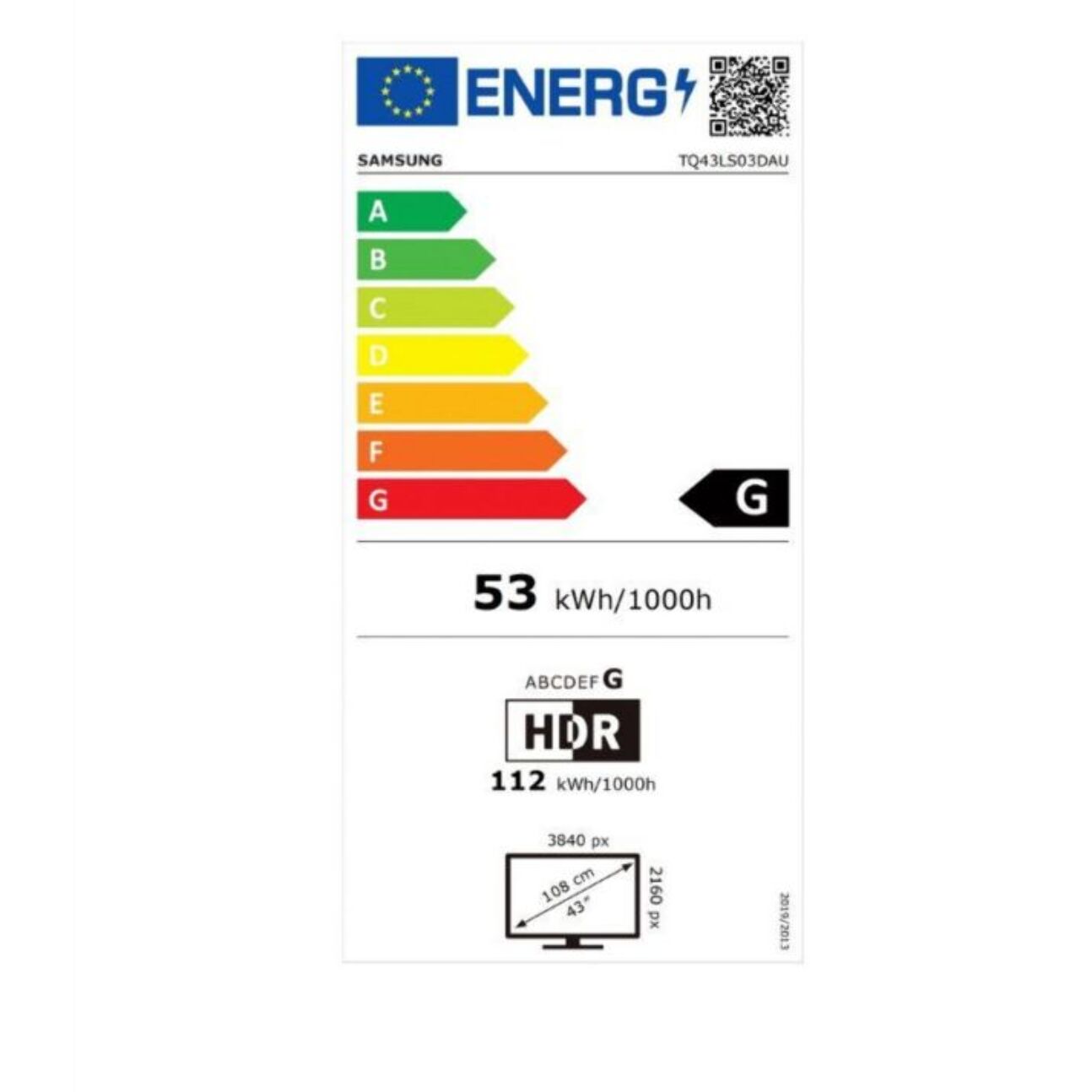 TV QLED SAMSUNG The Frame TQ43LS03D 2024