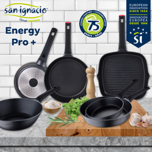 WOK 28x8,5 cm, en aluminio fundido,  ENERGY - San Ignacio