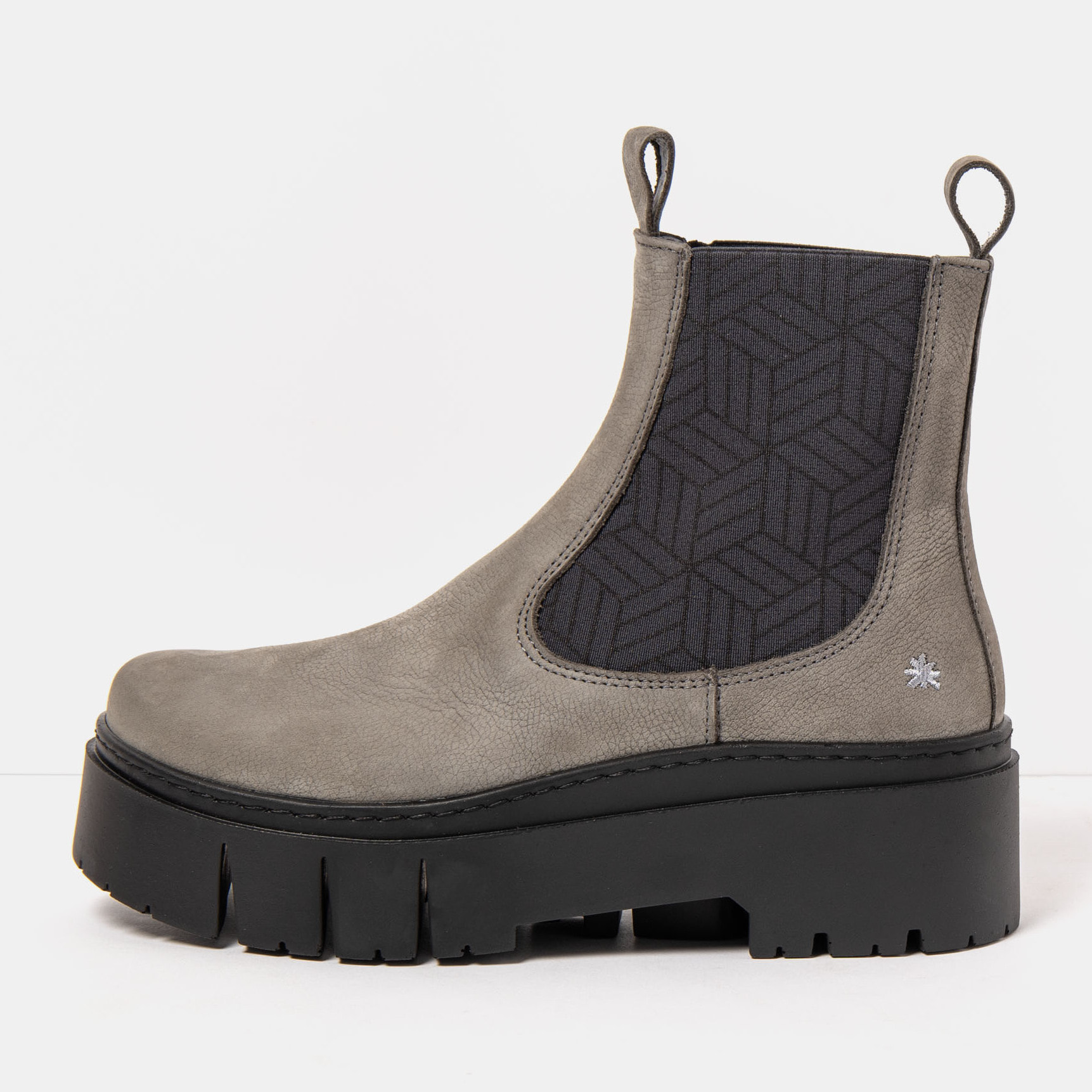 Botines 1766 NOBUCK GREY/ LEEDS color Grey