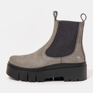 Botines 1766 NOBUCK GREY/ LEEDS color Grey