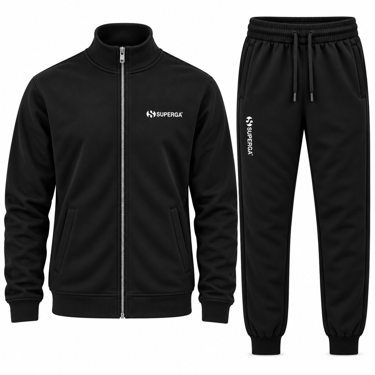 Tuta Uomo SUPERGA Cotone Felpato Full Zip