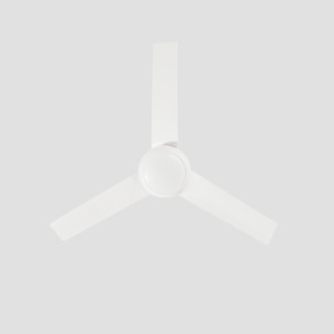 Forlight - Ventilador SFERA Acero, PMMA Blanco, OPAL
