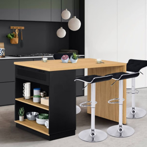 Ilot central Marius avec rangements